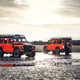 Image for article titled A Gigantic Sand Drawing Is How Land Rover Said Farewell To The Defender